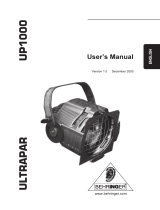 Behringer UP1000 Ultrapar User manual