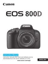 Canon EOS 800D Owner's manual