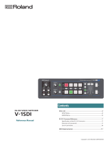 Roland V-1SDI Reference guide