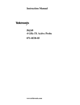 Tektronix P6249 User manual