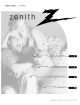 Zenith B27B40Z Operating Manual & Warranty