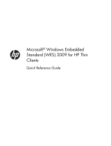 HP t5400 Thin Client Reference guide