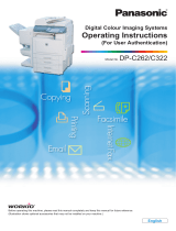 Panasonic DPC322 Operating instructions