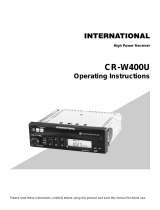 Panasonic CR-W400U User manual