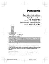 Panasonic KX-TG8551 User manual