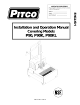 Pitco P90, 90K, 90KL User manual