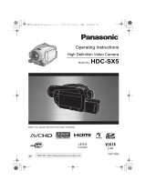 Panasonic HDCSX5 Owner's manual