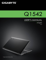 Gigabyte Q1542 User manual