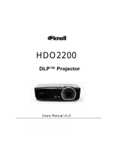 Knoll DLP HDO2200 User manual