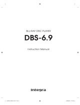 Integra DBS-6.9 Owner's manual