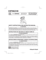Hitachi C 12RSH2 User manual