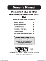 Tripp Lite DisplayPort v1.2 to HDMI Multi-Display Splitter/Expander Owner's manual