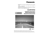 Panasonic CQDFX572U User manual