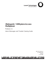 Lucent Technologies Metropolis DMXplore Alarm Messages And Trouble Clearing Manual