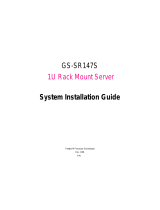 Gigabyte GS-SR147S System Installation Manual