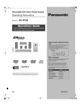 Panasonic SCRT30 Operating instructions