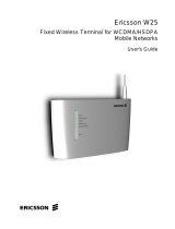 Ericsson W25 User manual