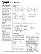 Estate EGD4400W Dimension Manual