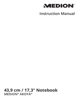 Medion AKOYA E741x/P763x Notebook Owner's manual