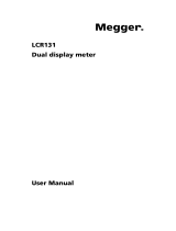 Megger LCR131 User manual
