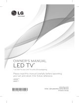 LG 42LB550A User manual