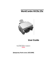 Xerox WorkCentre XK25c Owner's manual