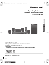 Panasonic SCXH70EB Operating instructions