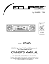 Eclipse CD3434 Owner's manual