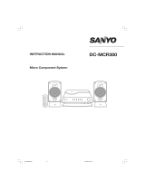 Sanyo DC-MCR300 User manual