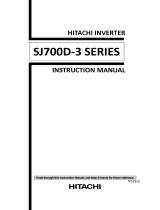 Hitachi SJ700D-370H User manual