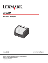 Lexmark 352dn - E B/W Laser Printer User manual