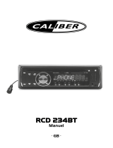 Caliber RCD234BT Owner's manual