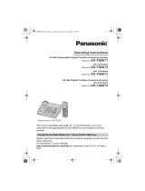 Panasonic KXTG6074 Operating instructions