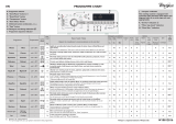 Whirlpool TDLR 70220 Program Chart