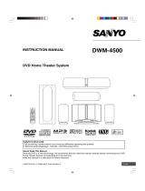 Sanyo DWM4500 User manual