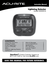 AcuRite Lightning Detector User manual