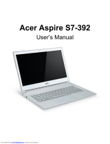 Acer Aspire S7-392 Owner's manual