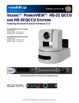 VADDIO PowerVIEW HD-30 Installation and User Manual