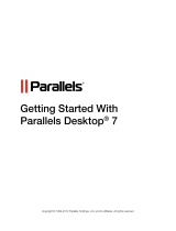 Parallels Desktop 7.0 Quick Start