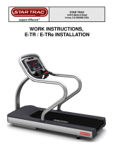 Star Trac E Series Treadmill E-TRe Installation guide