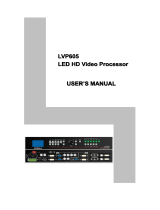 Vdwall LVP605 User manual