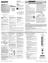 Sanyo FVD5833 Owner's manual