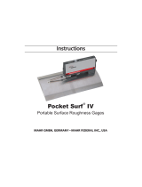 Mahr Pocket Surf IV Instructions Manual