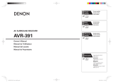 Denon AVR-391 User manual