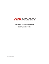 Hikvision DS-7200HFI-SH Series Quick Operation Manual