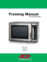 ACP MenuMaster RFS Subway Service Training Manual