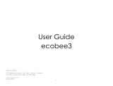 ecobee 3 smarter wi-fi thermostat User manual