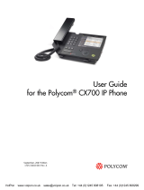 Polycom CX700 User manual