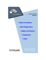 Lexmark C910 Finisher User manual