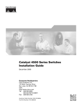 Cisco Systems Catalyst 4500 Series User manual